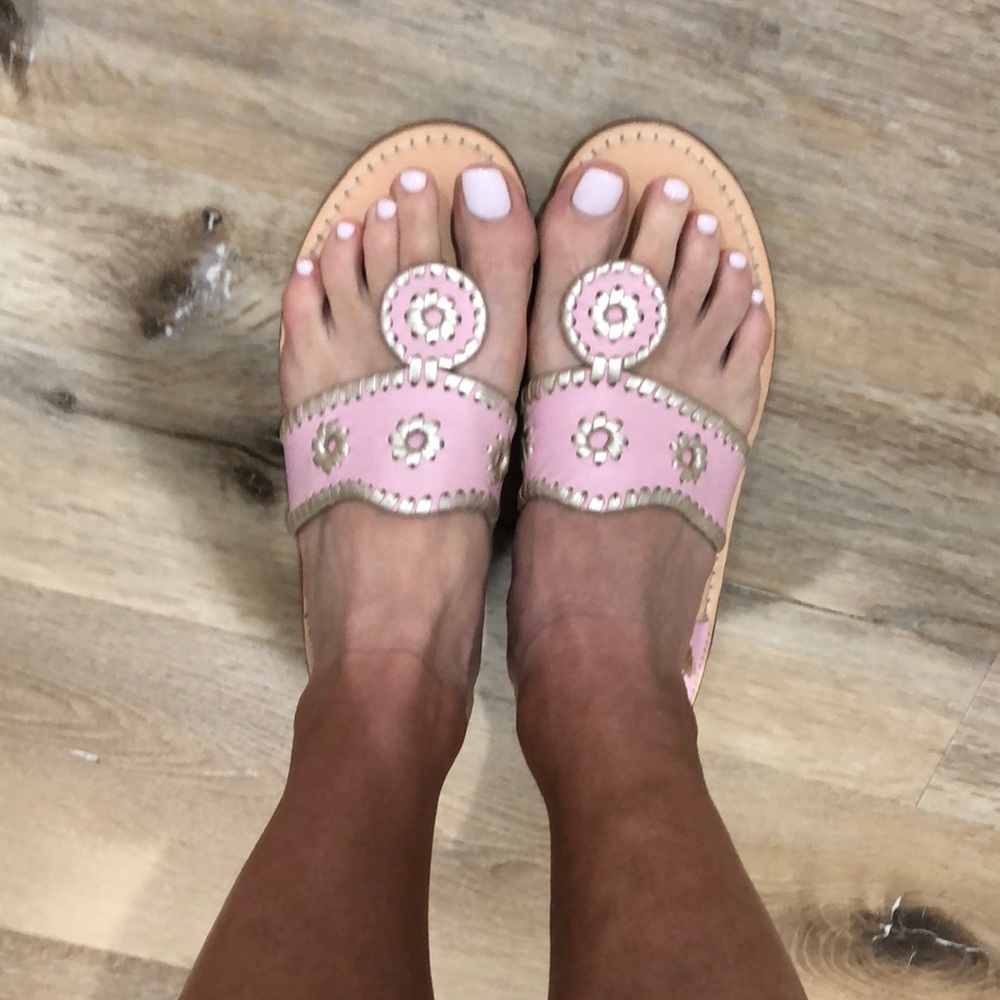 Jack Rogers pink sandals size 8